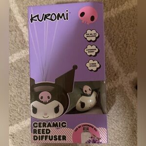 New Sanrio Kuromi Ceramic Reed Diffuser with Lavender oil home decor